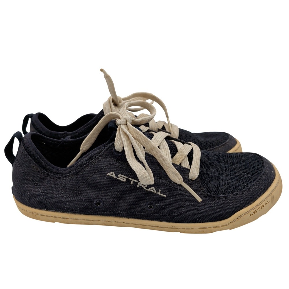 Astral Womens Loyak Water Shoes Navy Blue Canvas Sneakers Size 7 V171